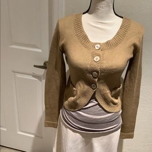 BRAZILIAN TAN CARDIGAN